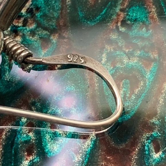 Silpada RARE VERY HTF Sterling Filigree Cone French Wire Earrings - Picture 7 of 10